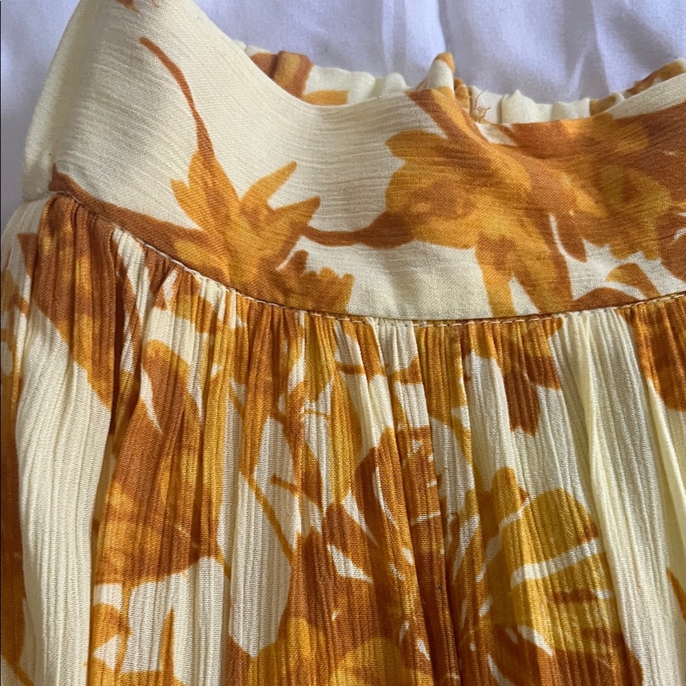 Banana Republic Yellow and Brown Floral Maxi Skirt - Picture 5 of 5